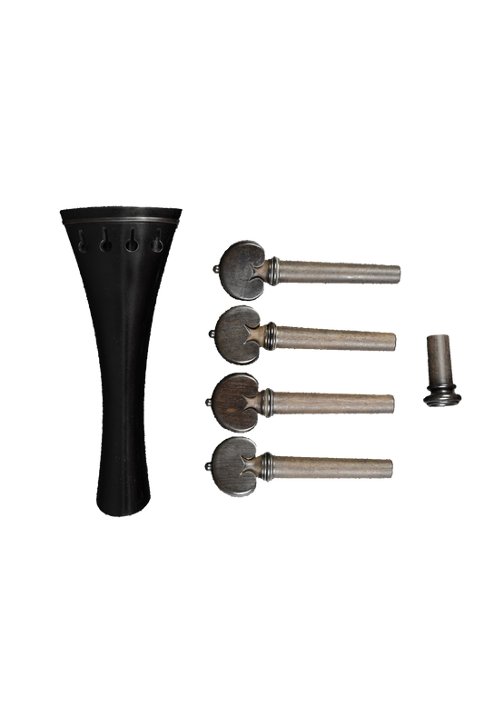 Violă - Set Accesorii Abanos, Model Rotund